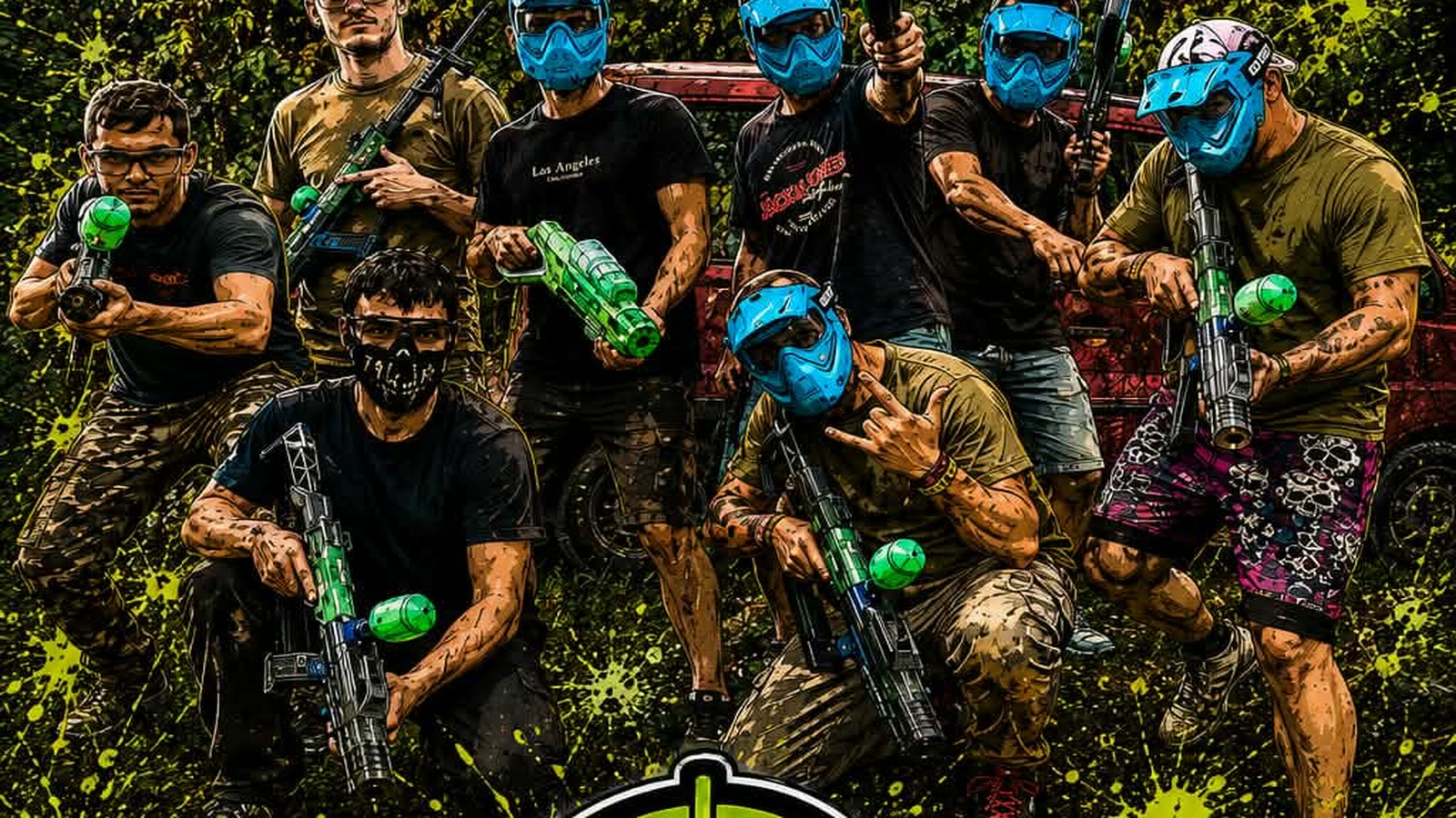 Terrain de Gel Blaster
